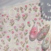 Nail art spring on nails lovely tulip embossed stickers 3 types - WFHTRMT embossed stickers - 206 / 네일아트 손톱위의 봄 러블리 튤립 엠보 스티커 3종-WFHTRMT 엠보스티커 - 206