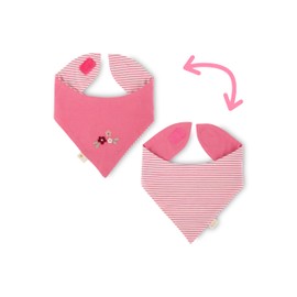 Sigikid Funny Dog Reversible Scarf Pink One Size, pink, Unit size