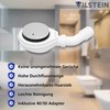 VILSTEIN Shower Tray Siphon, 90 mm Shower Drain with Odour