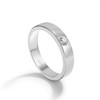 925 Sterling Silver Men & Women Wedding Band Engagement Ring