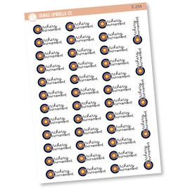 Archery Tournament Event Target Icon Script Planner Stickers | F16 | E-254