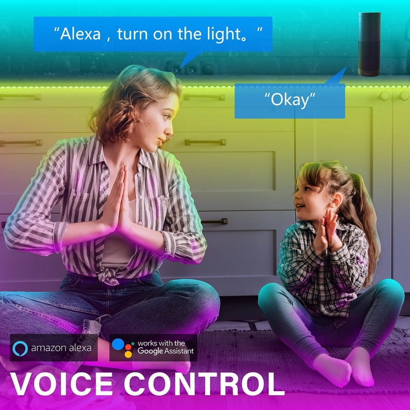 GUPUP WiFi Led Lights 50 ft, Smart App Controlled Led