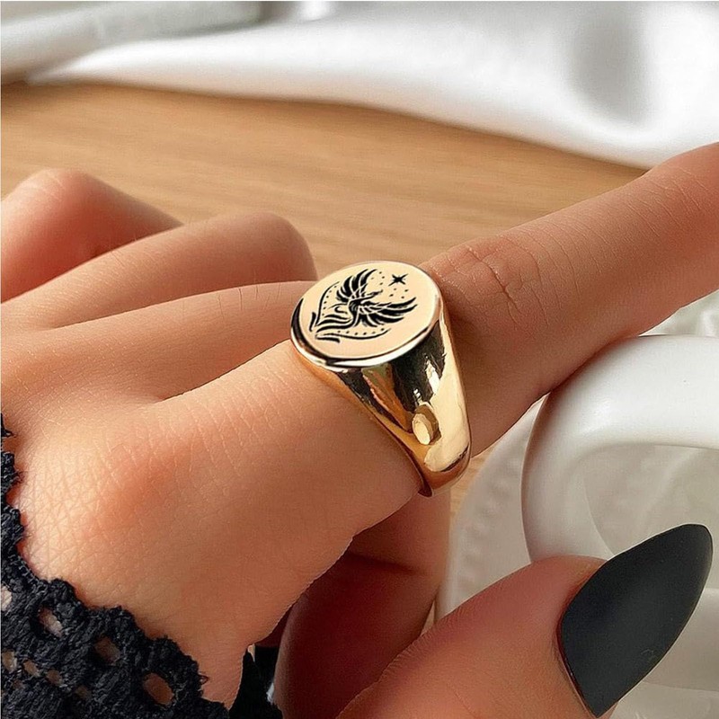 LIU JUN Rise From Ashes Signet Ring Phoenix Ring Rise