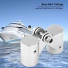 Broco Stainless Steel Folding Swivel Connection Boat Rail Pipe Fittings