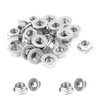 MOCOXYKLXY Hex Flange Nuts 304 Stainless Steel 40pcs M6 Serrated