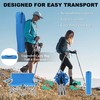 Joyfair Double Camping Beach Chair, Folding Camp Loveseat for Adults