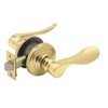 Schlage Champagne Passage Lever, Andover Rose,Bright Brass