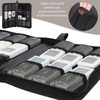 TEFGTER Bedside Storage Organizer Pocket with Fixed Strap，Bed Pockets Bedside