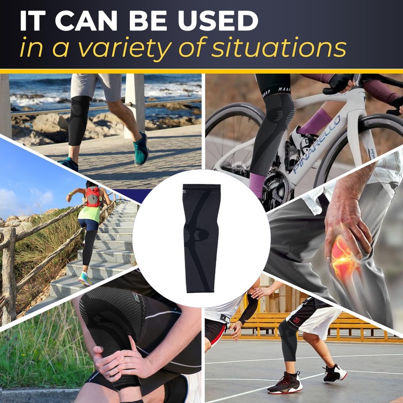 NeoTech Care Knee & Leg Support Brace - Breathable (Black