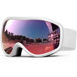 FMY Snowboard/Ski Goggles for Adult,Over Glasses Anti Fog UV Protection Skiing Goggles for Men Women Youth