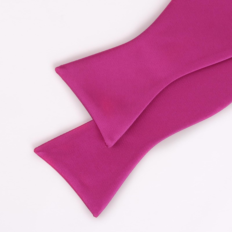 Alizeal Mens 2pcs Solid Self-tied Bow Tie and Pocket Square