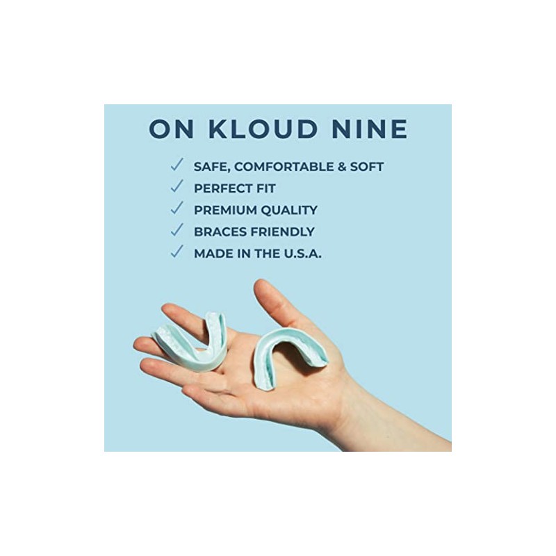 Kloud - Protector nocturno para apretar y moler, ajuste personalizado,