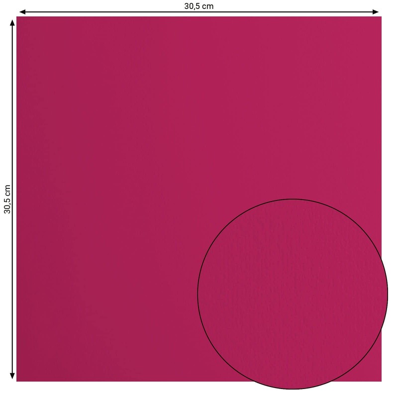 Vaessen Creative Florence Cardstock Paper Pink 216gsm Square 12" x
