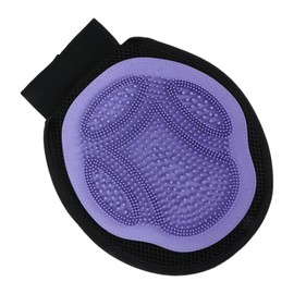 Dog Bath Brush - Dog Washing Brush - Grooming Glove Pet Scrubber for Daily Short-Haired Long-Haired Home Bathroom Apartment Outdoor Indoor Travel Cleaning