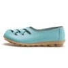 VenusCelia Mocasines planos informales cómodos para mujer, Aqua, 10