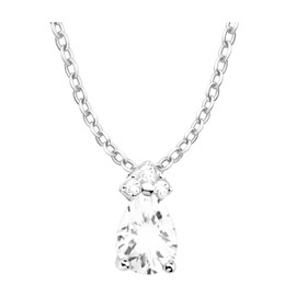 Sofia Milani - Women's Necklace 925 Silver - Zirconia Pendant, Sterling Silver, Cubic Zirconia