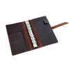 GDCELPA A6 Leather Binder Cover with Card Holder 6 Ring