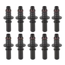 X AUTOHAUX 10pcs 9.49mm ID8 Car Fuel Line Hose Pipe Quick Release Male Connect Connector