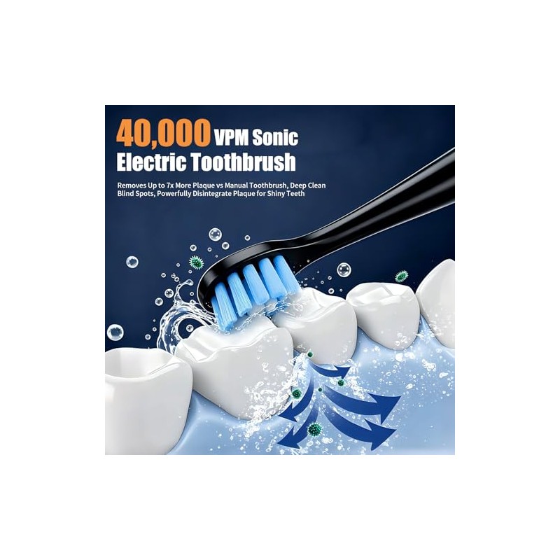 Cepillo de dientes eléctrico para adultos: cepillo de dientes sónico