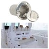 Boat Filler Right Angle Clamshell 316 Stainless Steel Hardware for