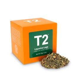 T2 Tea Liquorice Legs Loose Leaf Herbal Tea in Box, 3.5 Ounce (100g)
