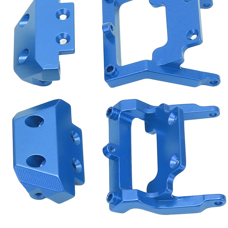 RC 1/18 Bumper Replacement Aluminum Alloy RC Front Rear Bumpers