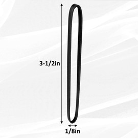 KJAHLAL 150 Pcs Black Rubber Band, Colorful Rubber Bands Size 33, Strong Elastic Band Loop Office Supplies, Suitable for Office School Home