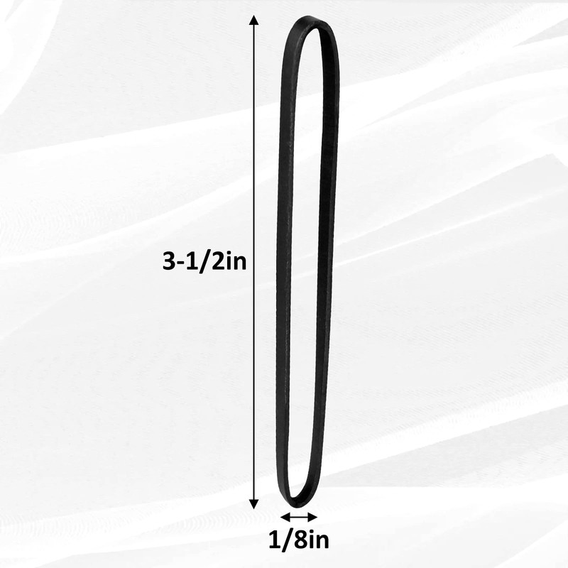 KJAHLAL 150 Pcs Black Rubber Band, Colorful Rubber Bands Size