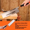 JORGENSEN 10" Dovetail Reversible Saw, Professional Cutting Jamb Saw, 13TPI
