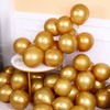 5 Inch Small Gold Metallic Balloons, Mini Chrome Gold Helium Balloons for Parties, Decoration, Pack of 100