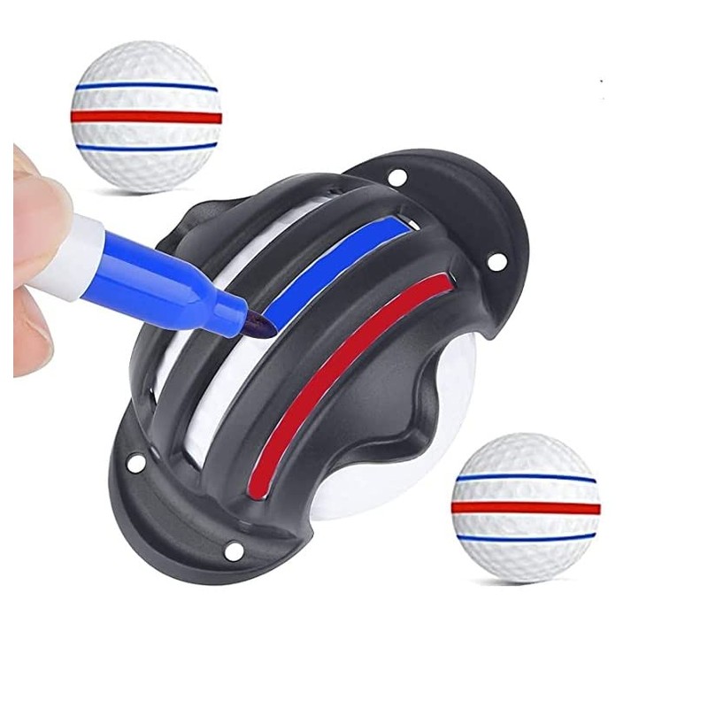 4Pcs Golf Ball Line Drawing Marker,Golf Ball Line Marker,Golf Ball