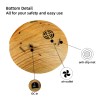 550ml Ultrasonic Essential Oil Diffuser & Humidifier – Wood Grain