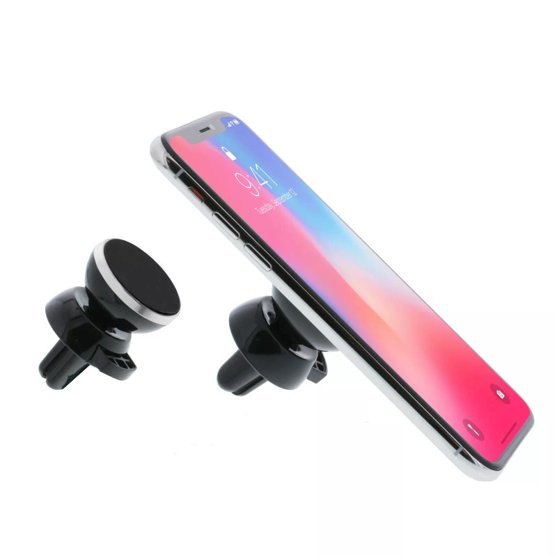 Bastex Silver Universal Magnetic Vent Mount for all Cell Phones