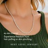 Next Level Jewelry ITProLux 925 Sterling Silver Rope Chain Necklaces,