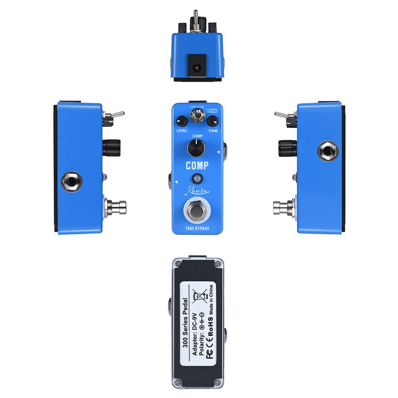Rowin COMP Compressor Compress Guitar Effect Pedal Aluminum Alloy Shell