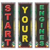 Beistle Racing Cutouts (3/Pkg), multicolor, one size fits most (54189)