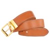 1.5" (40mm) Reversible Gold Belt Buckle Replacement Belt Buckle