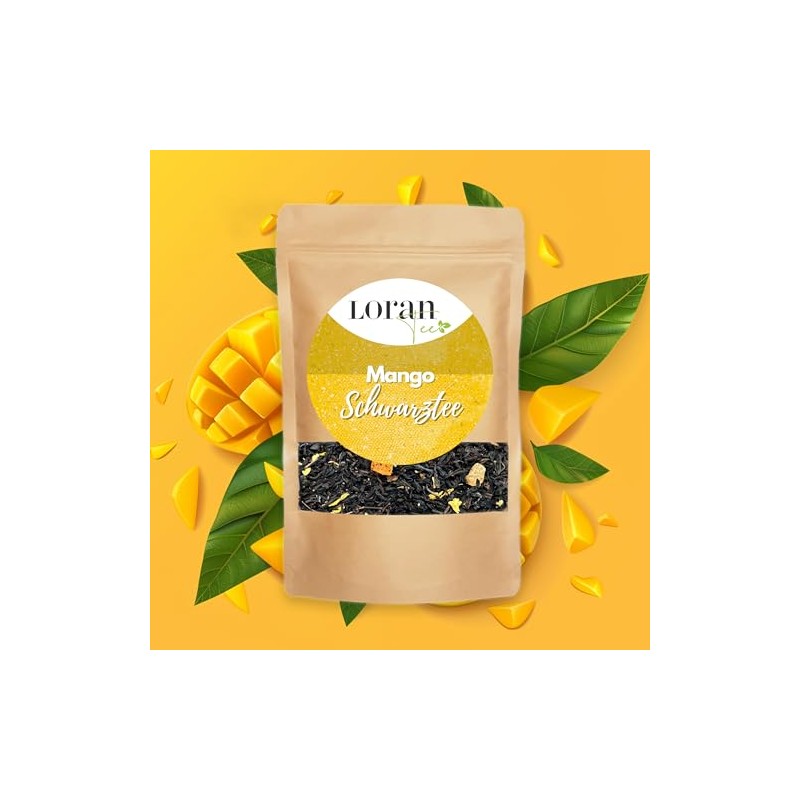 Loran Tee - Black Tea Mango, 100 g, Premium Quality,