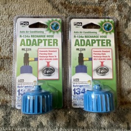 Interdynamics / Quest 2 Packs DVA1 R-134a Self-Sealing Can tapper Adapter Recharge Hose Interdynamics