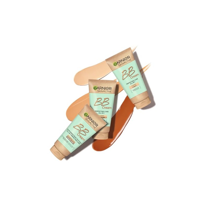 Garnier SkinActive Classic Perfecting All-in-1 BB Cream, Shade Classic Medium,