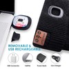 Bluetooth Beanie Hat with Light for Men, Rechargeable 4 Led