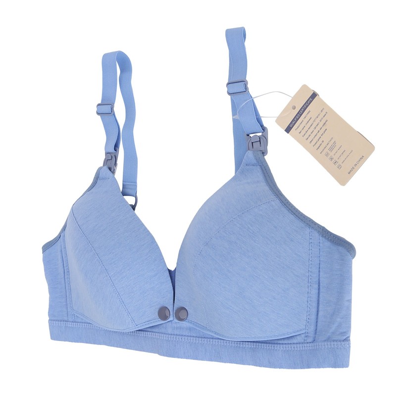 Women's Seamless Nursing Bra Soft Cotton Front Closure Design Breastfeeding