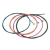 4Pcs Electric Bass String Set Clear Bright Sound Metal Colored