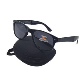 SydeStyle Polarized Bifocal Sunglasses Reading Glasses for Men Women Folding Foldable Compact Black Fishing Driving 1.5 2.0 2.5 3.0 (Black, 3.00, x)