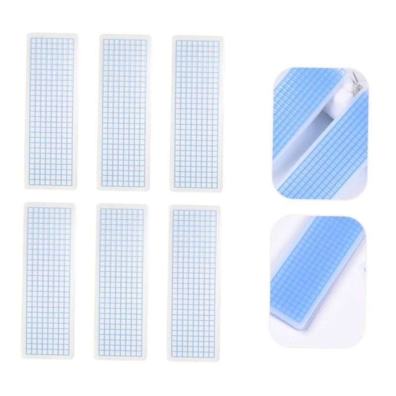 OSALADI 40Pcs Washi Tape Sample Boards Durable Plastic Washi Cards