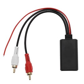 VGOL Car Bluetooth 5.0 Audio Adapter 2 RCA Input Wireless Bluetooth AUX Module Adapter Cable for Car Radio Stereo Speaker 25.5cm Length