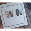 Dark gray version, fall in love with gold, handmade nails