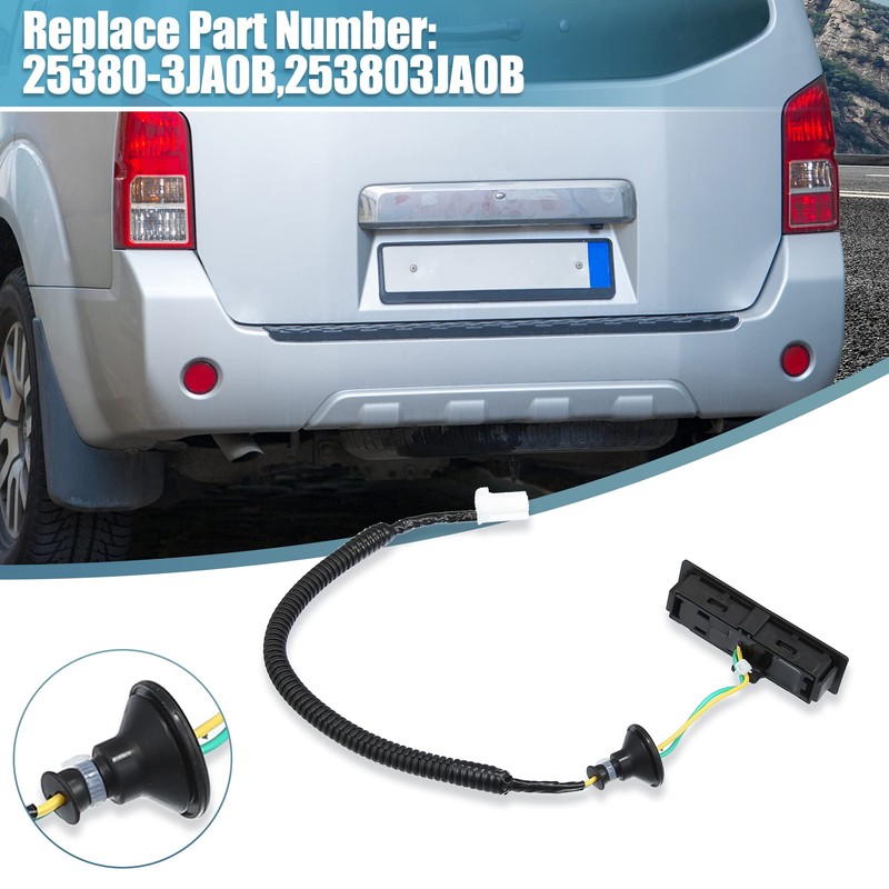 X AUTOHAUX Rear Trunk Lid Release Switch for Nissan Pathfinder