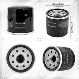 XuLong 2PCS Oil Filter Compatible with YAMAHA Grizzly 350 400 450 550 660 700 YFM350 YFM660 YFM700 F AUTO 2X4 346 350 660 YFM350X YFM660 YFM450 GRIZZLY AUTO 4X4 EPS 660 450 5GH-13440-61-00