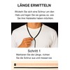 David Galvani Leather Necklace for Men with Pendant - Includes